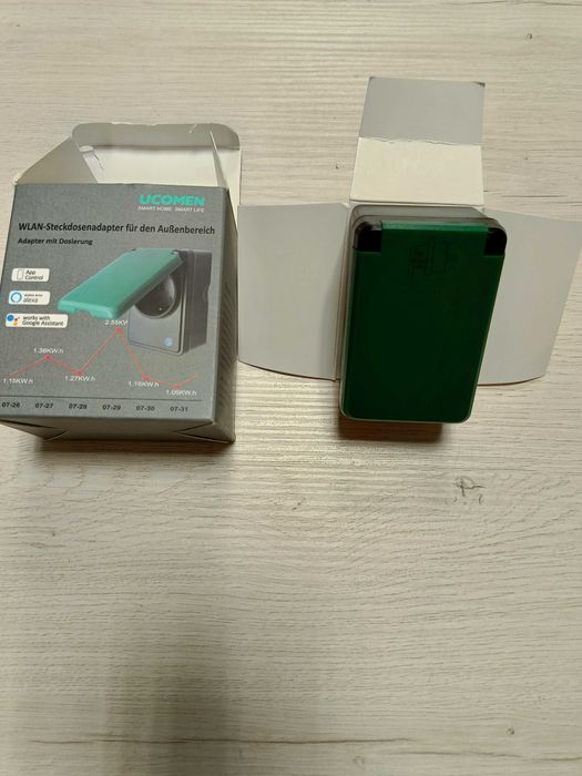Gniazdo zewnętrzne IP44 WLAN mini inteligentna wtyczka Ucomen