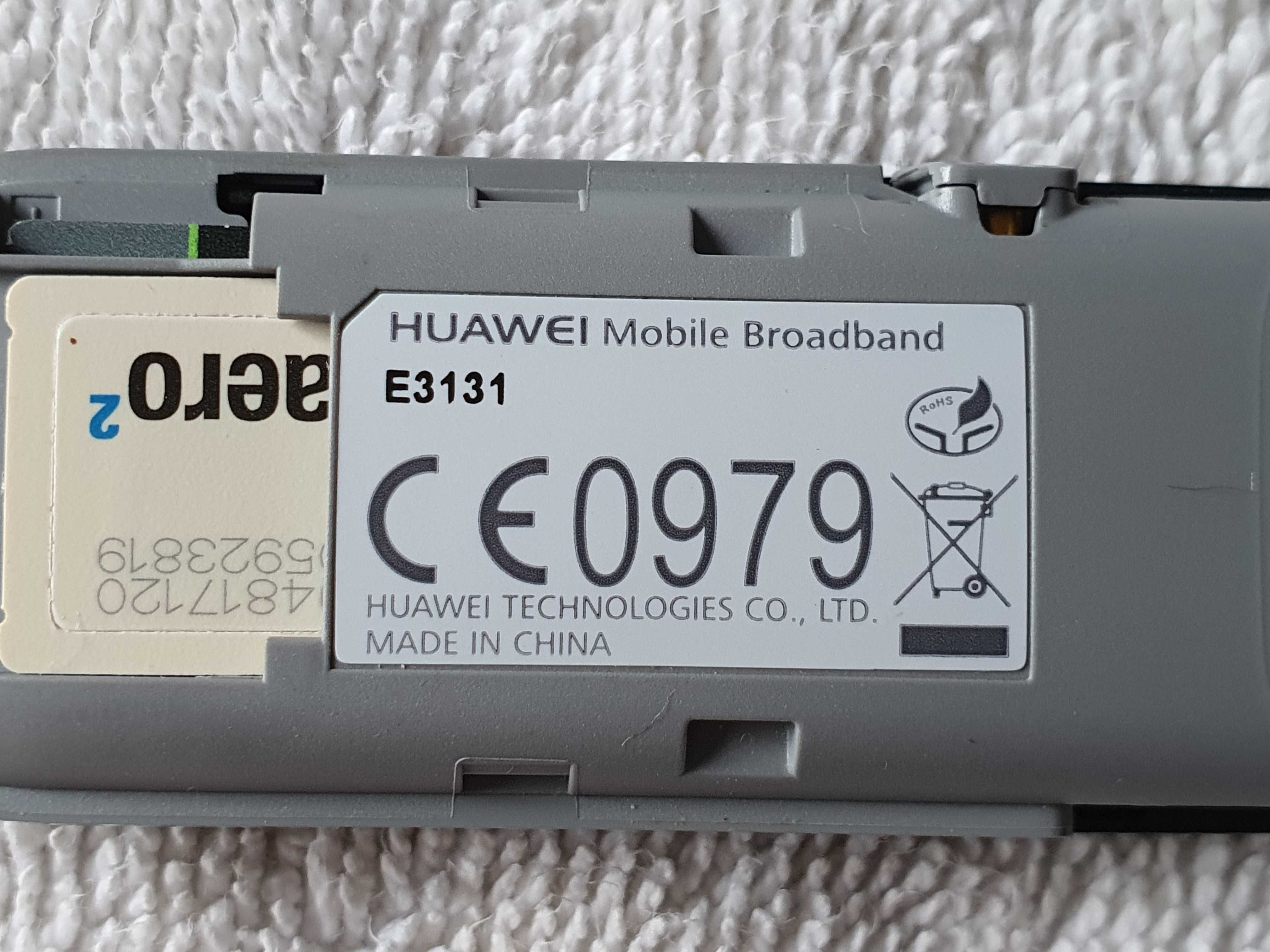 Modem USB HUAWEI z funkcją pamięci masowej modem od Aero2 na kartę SIM