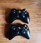 2 Pady Xbox 360 Microsoft Bezprzewodowe