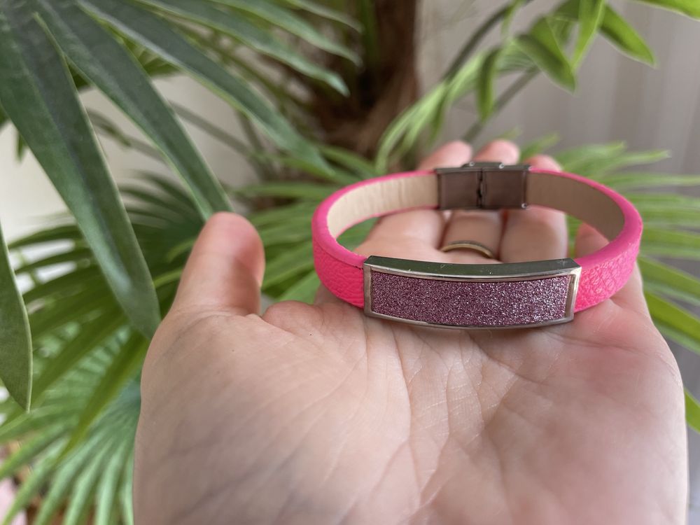 Pulseira  cor de roza