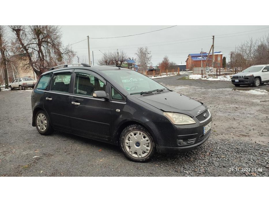 Ford C-Max Рейлинги дуги на крышу (хром)