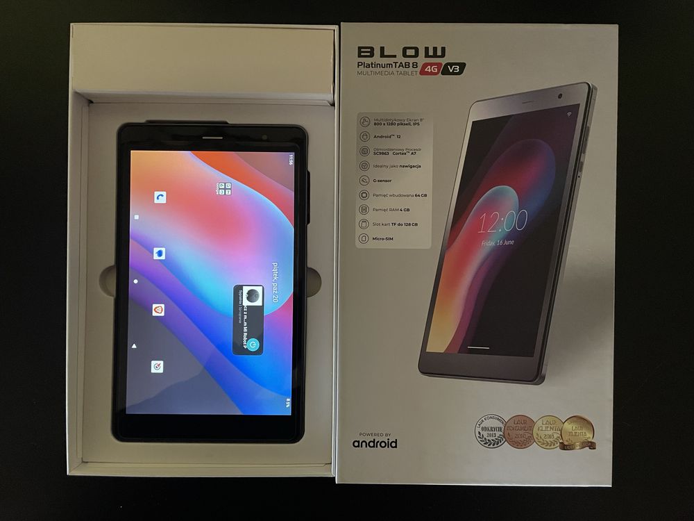 Tablet multimedialny Blow PlatinumTAB 8 4G 64 GB
