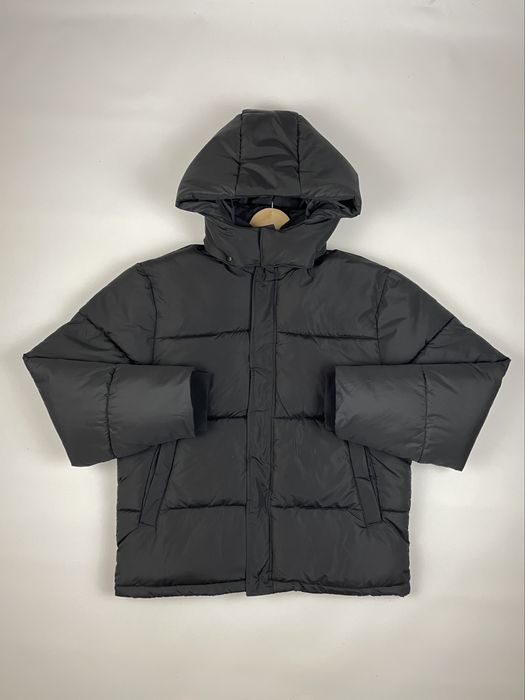 Куртка ASOS Puffer Jacket (S-XL) Чорна Чоловіча Оригінал Пуховик