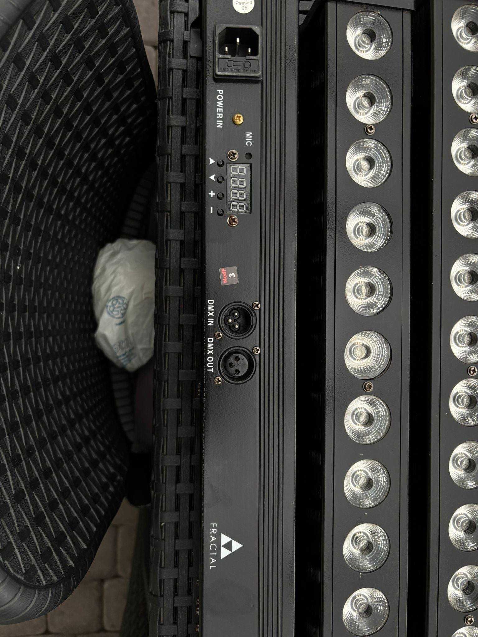 FRACTAL LED bar 24X3W black