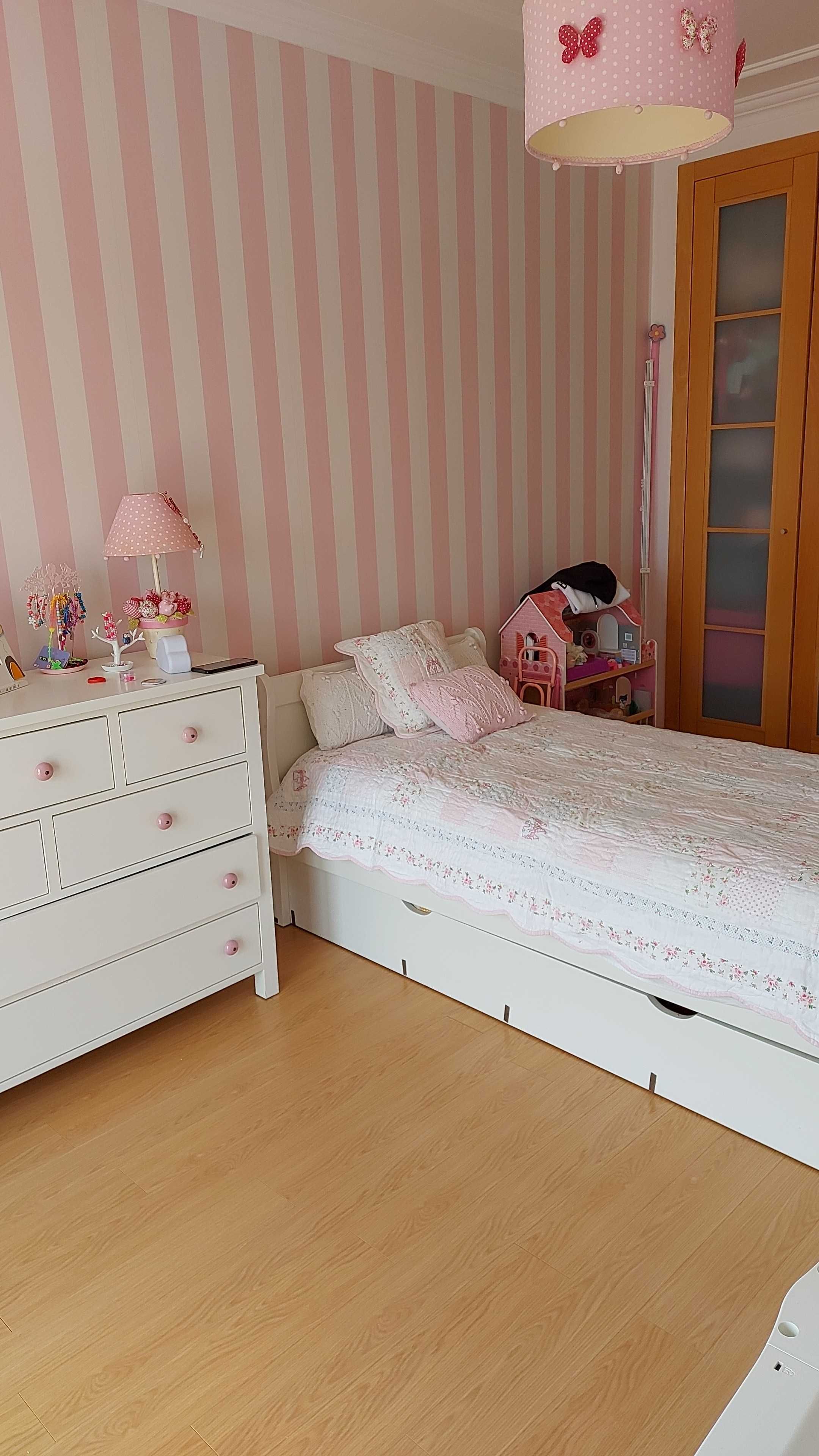 Cama Solteiro Quarto de Menina - Oficina rustica