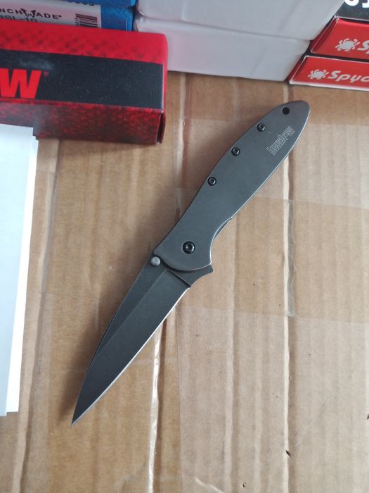 nóż kieszonkowy Kershaw Leek Black Ken Onion 1660 CKT  Satin szare.
