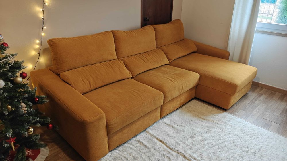 Sofá chaise-longue KEEN Gato Preto NOVO