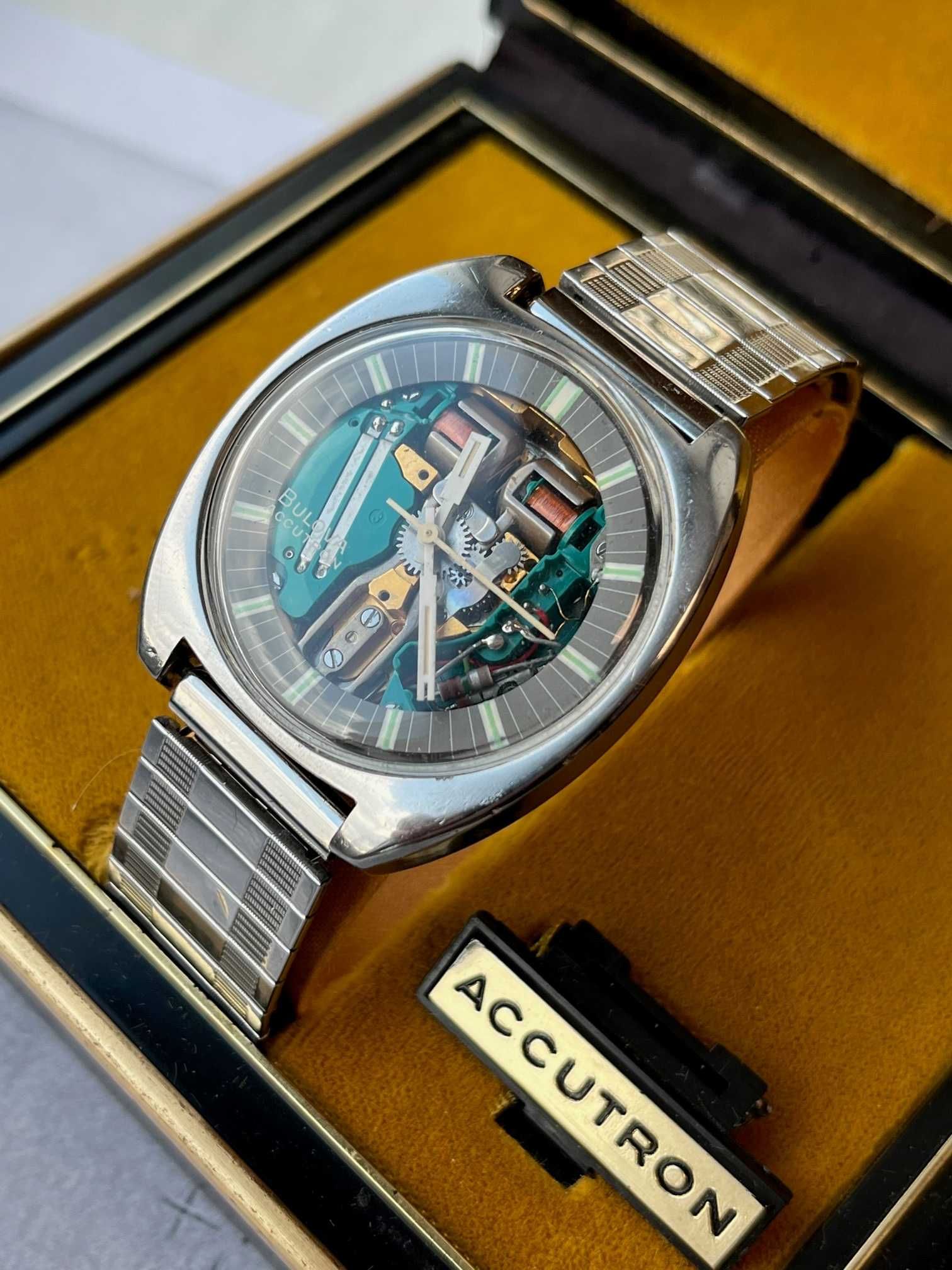 Zegarek Bulova Spaceview Accutron 770 T model 1969r Pudełko + serwis