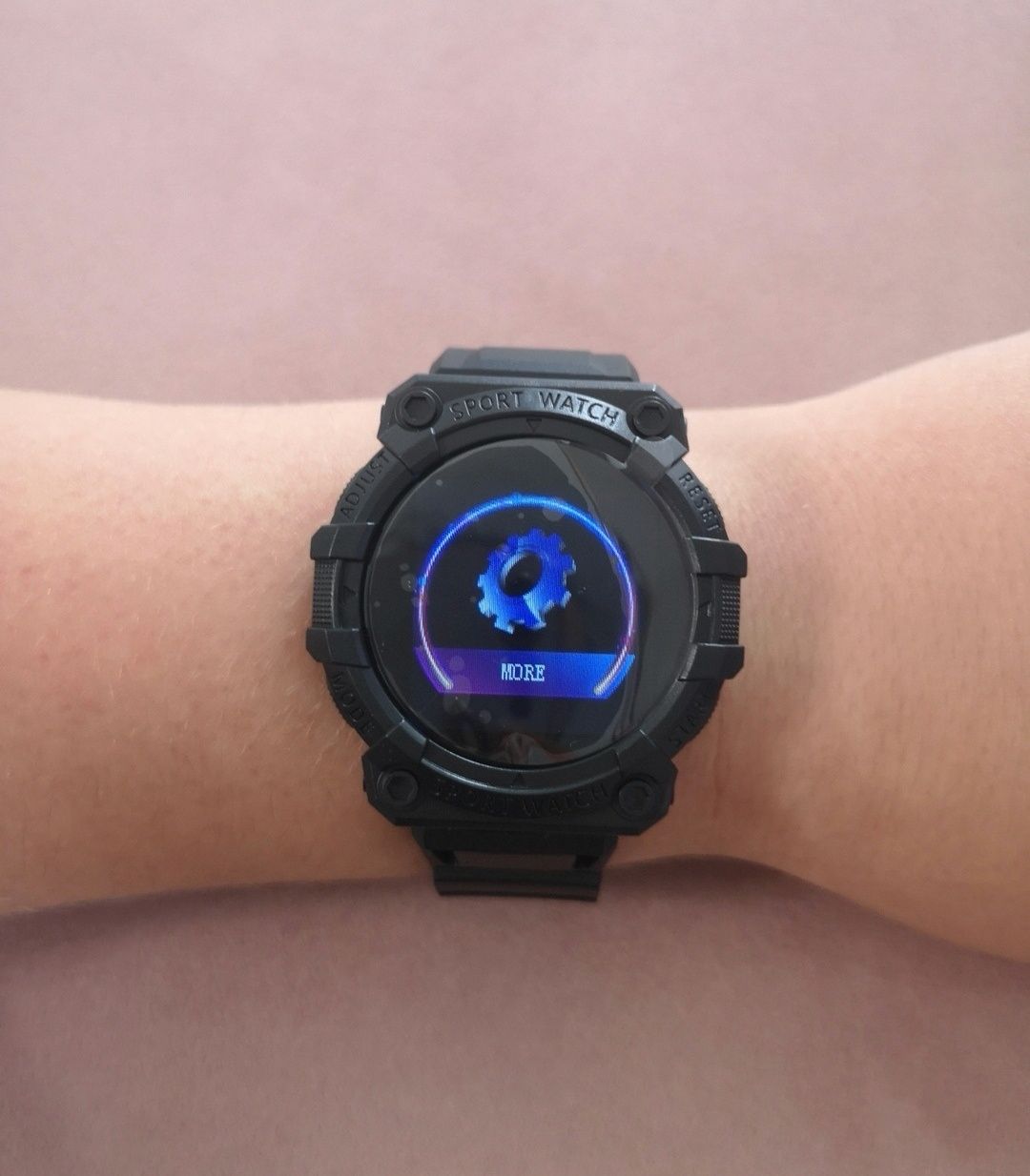 Nowy smartwatch męski zegarek czarny nie garmin samsung