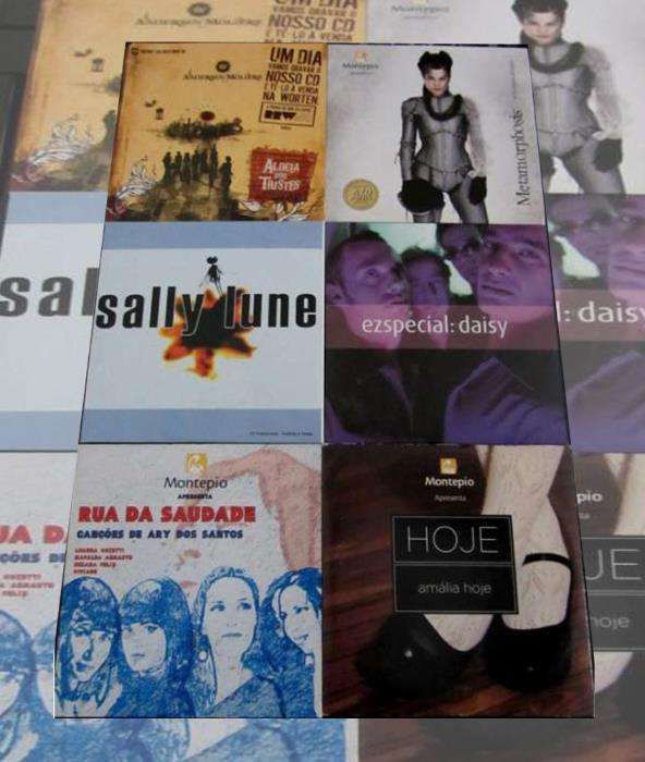 6 CD SINGLES Promocionais de Música Portuguesa
