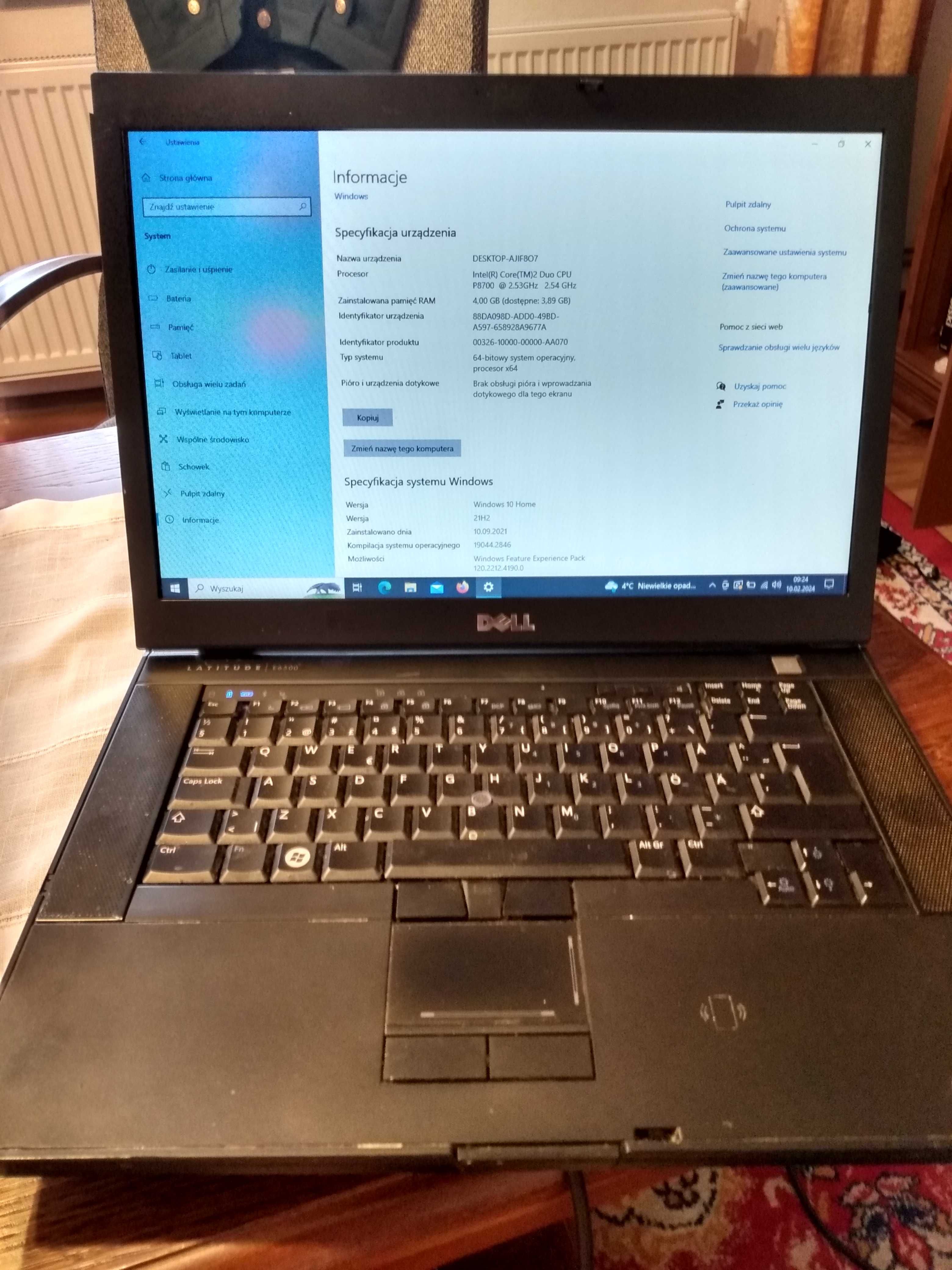 Laptop Dell 6500