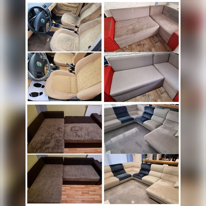 Pranie. Czyszczenie tapicerek narożników itp PODSZUSZANIE-MATERIAŁU