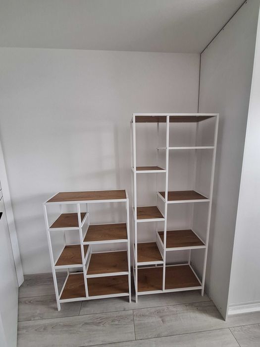 Regał Trappedal Jysk dąb/biały S70 x W178 x G30