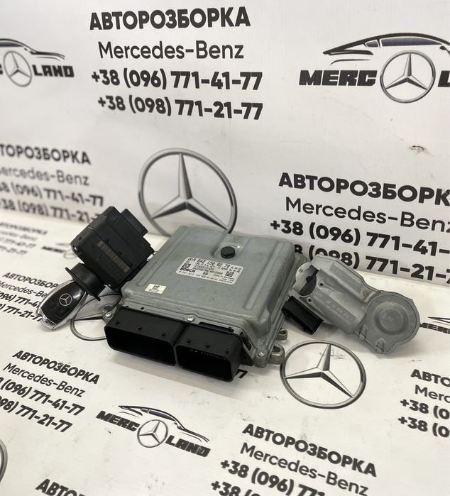 Mercedes E-Class w211 блок управління двигуном єбу комплект 3.0 om642