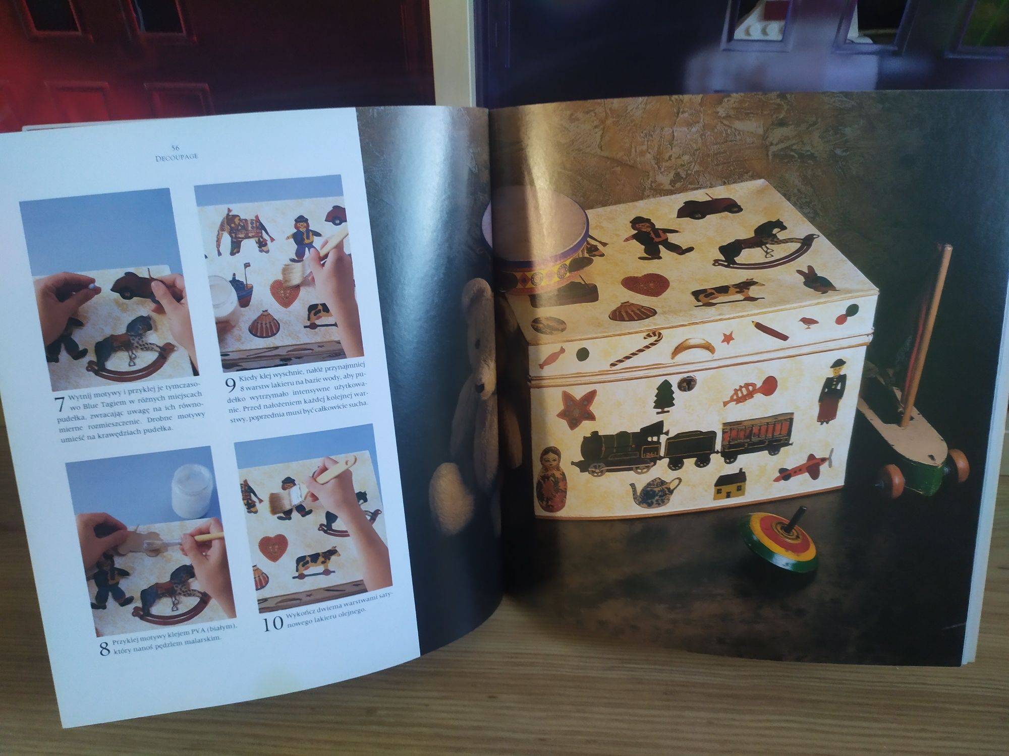 Decoupage Maggie Pryce projekty instrukcje jak NOWA