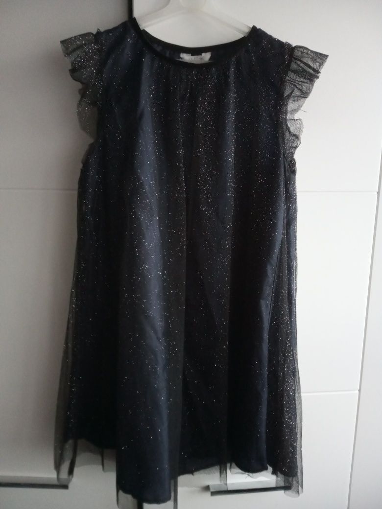 Sukienka brokatowa, elegancka