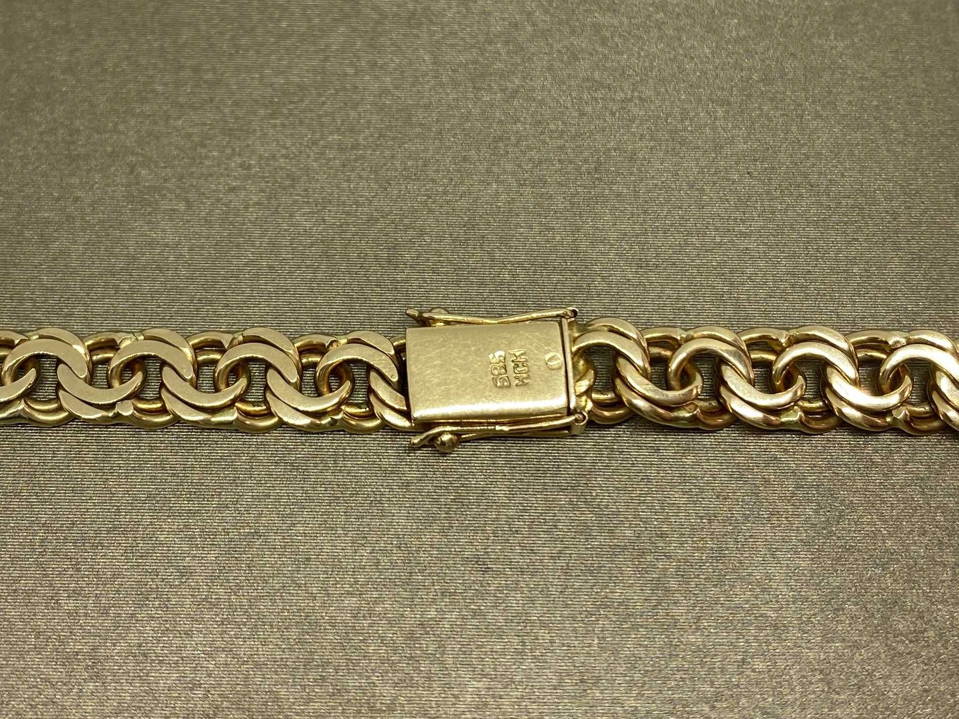 Zjawiskowy złoty łańcuch/kolia 585 43 cm 58g od Komis R&J