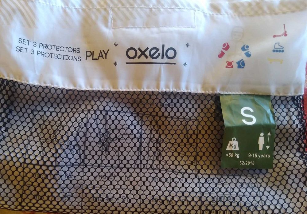 Proteções para patins, skate ou trotinete - tamanho S