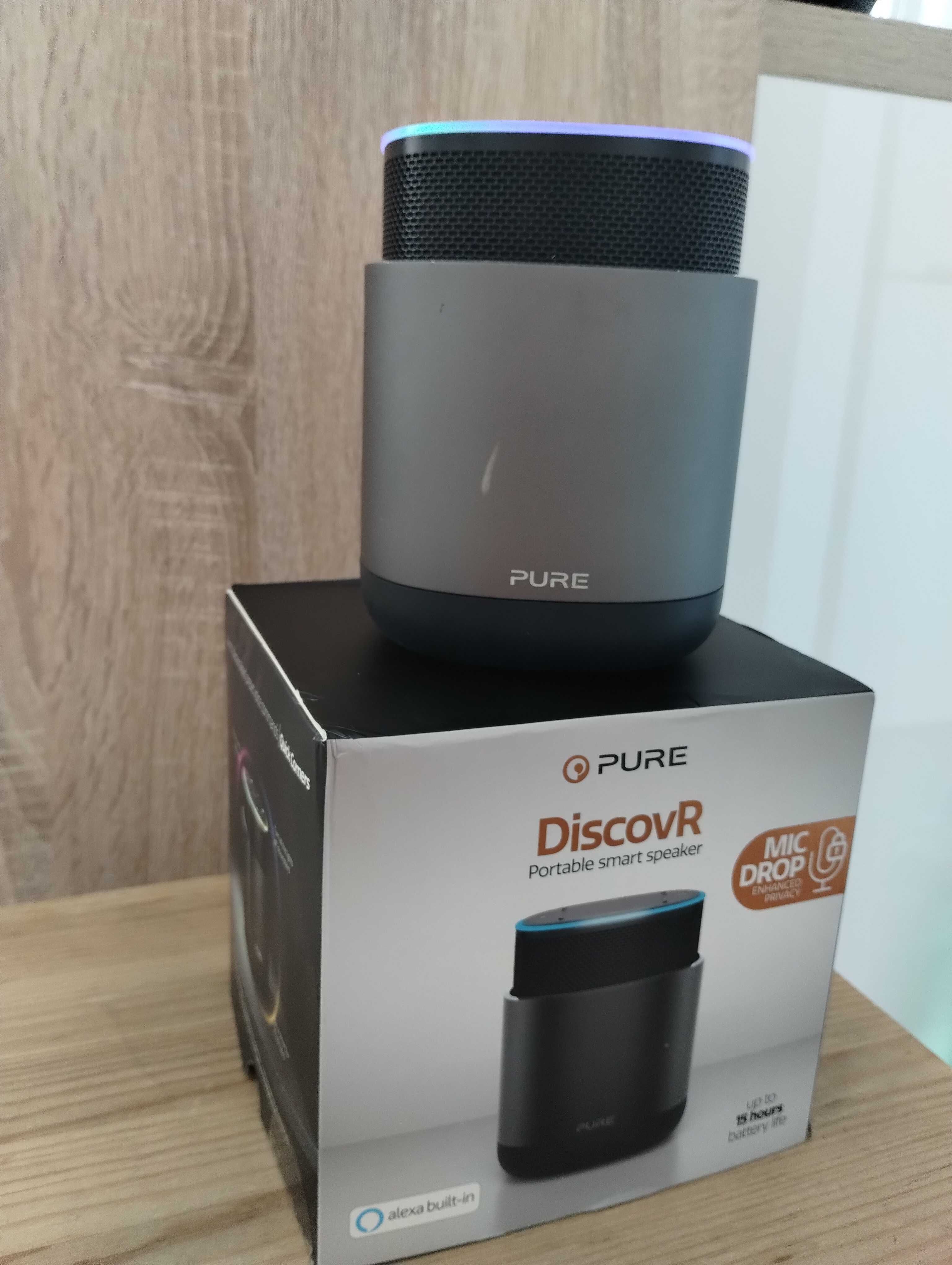 Smart Głośnik bluetooth PURE DiscovR grafitowy