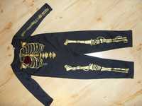 Szkielet kościotrup strój przebranie halloween bal cekiny IDEAŁ 116