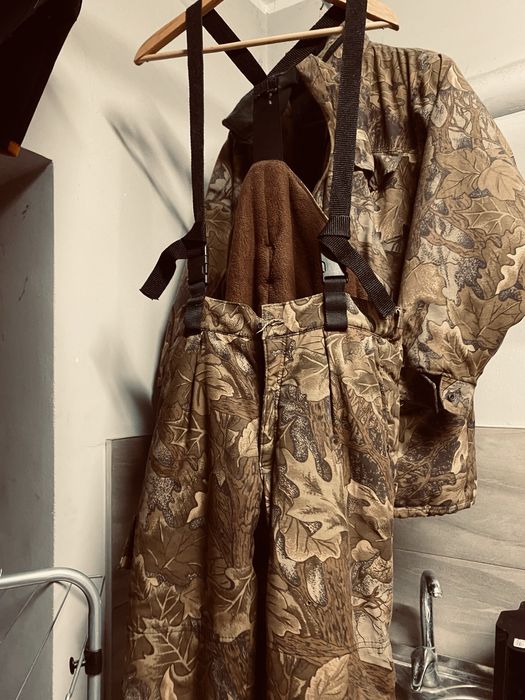 Kombinezon zimowy, meski, moro, zestaw mysliwski r.L