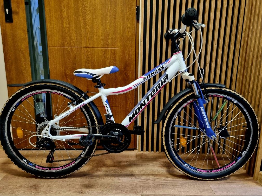 Monteria Fitness Rower dziecięcy Koła 24 cale Aluminiowa Rama