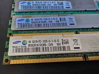 pamięć ram ECC - 4 sztuki x 8GB (32GB) - Samsung PC3 - 10600R