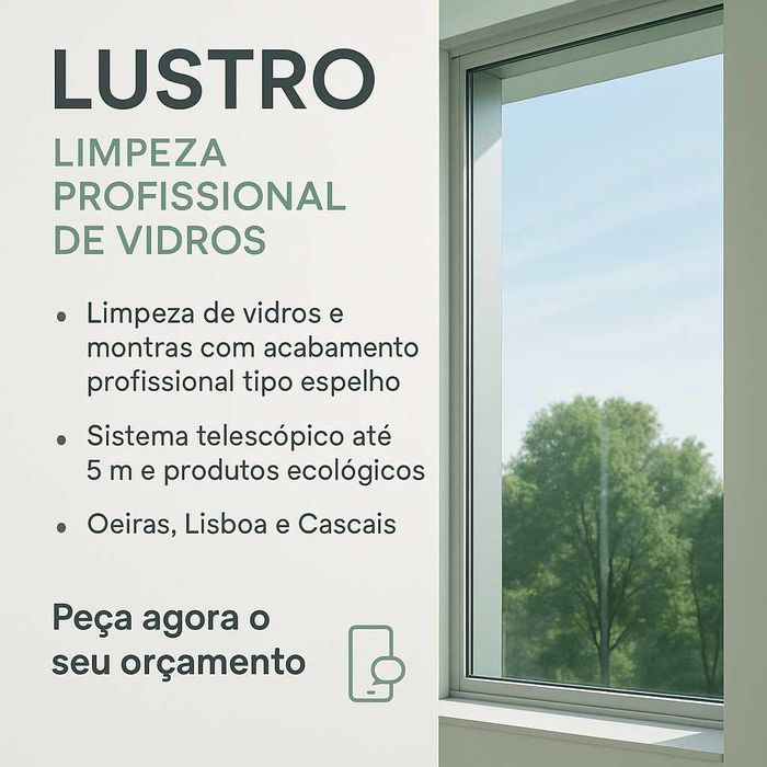 Lustro - Limpeza Profissional de Vidros em Vivendas e Lojas