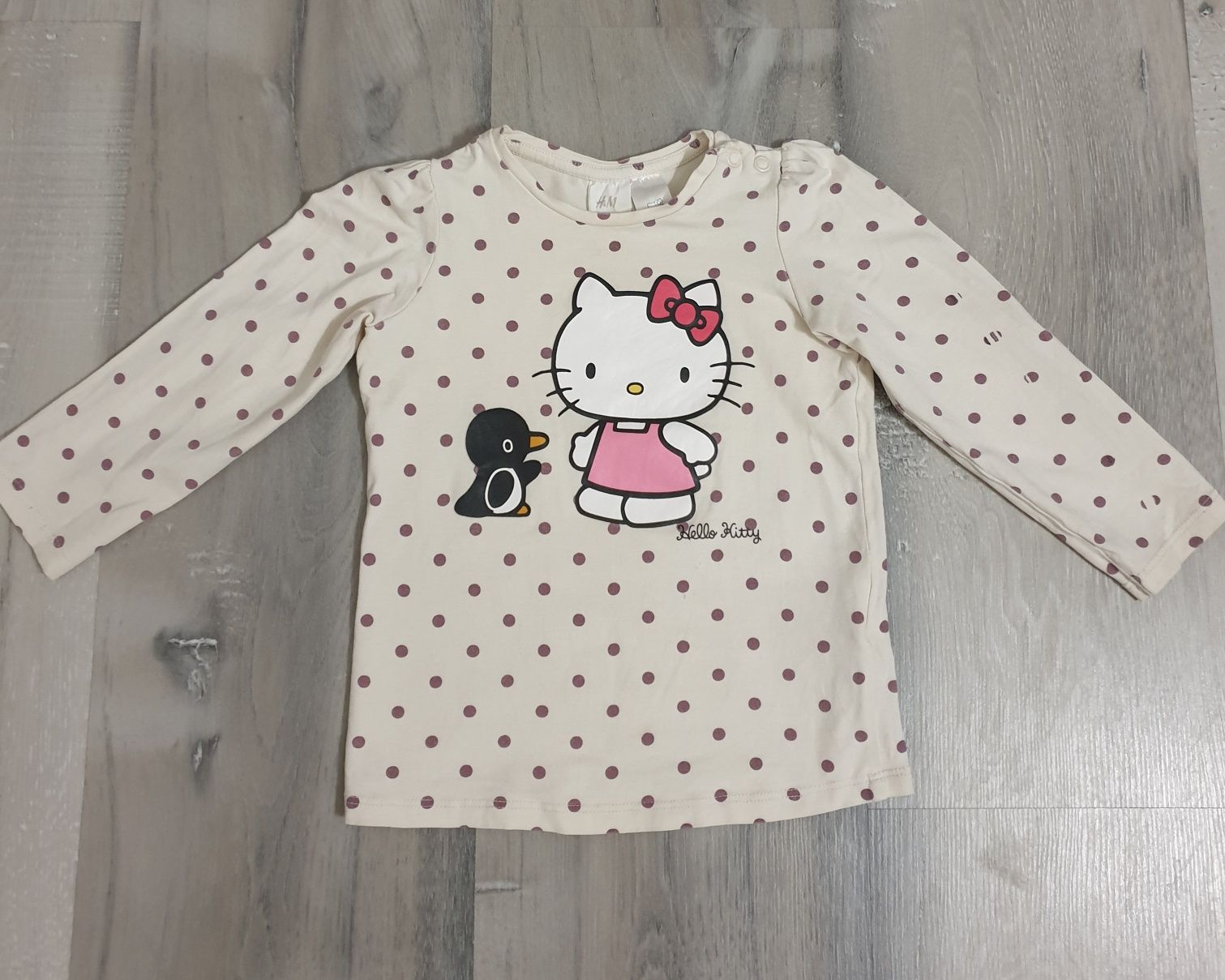 Bluzka H&M hello kitty r. 80