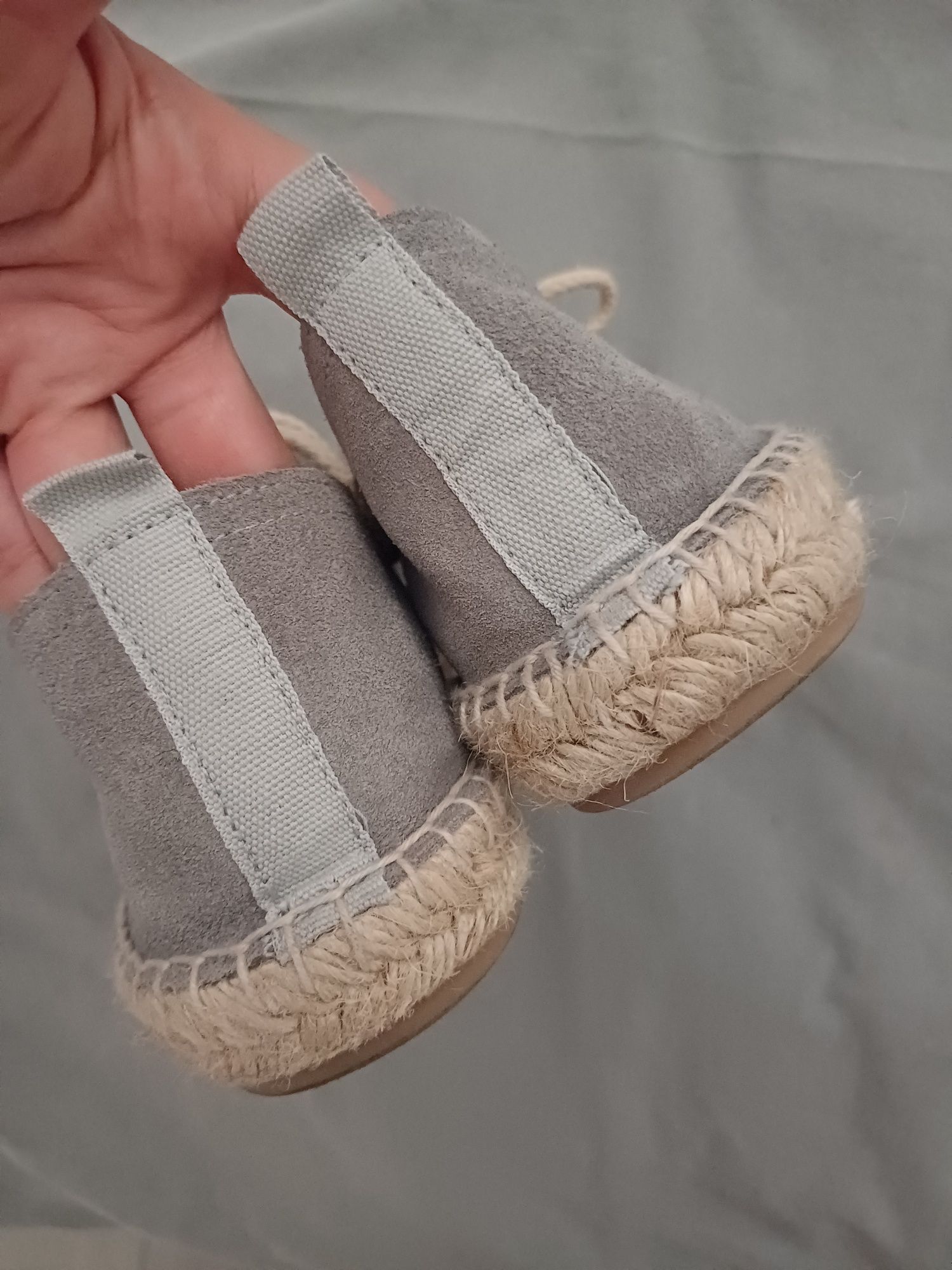 Mango espadryle zamszowe chłopięce