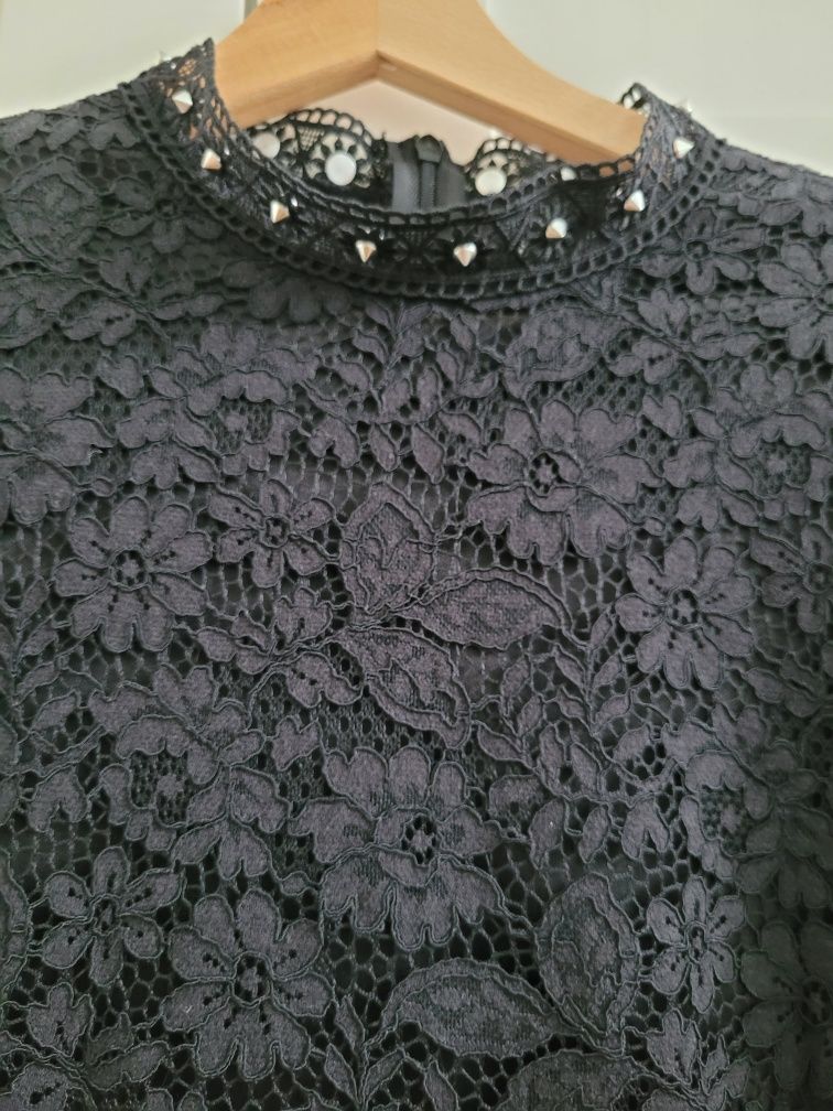 Nowa koronkowa sukienka z metka, Zara, L
