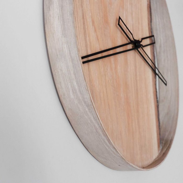 Drewniany zegar 45 cm