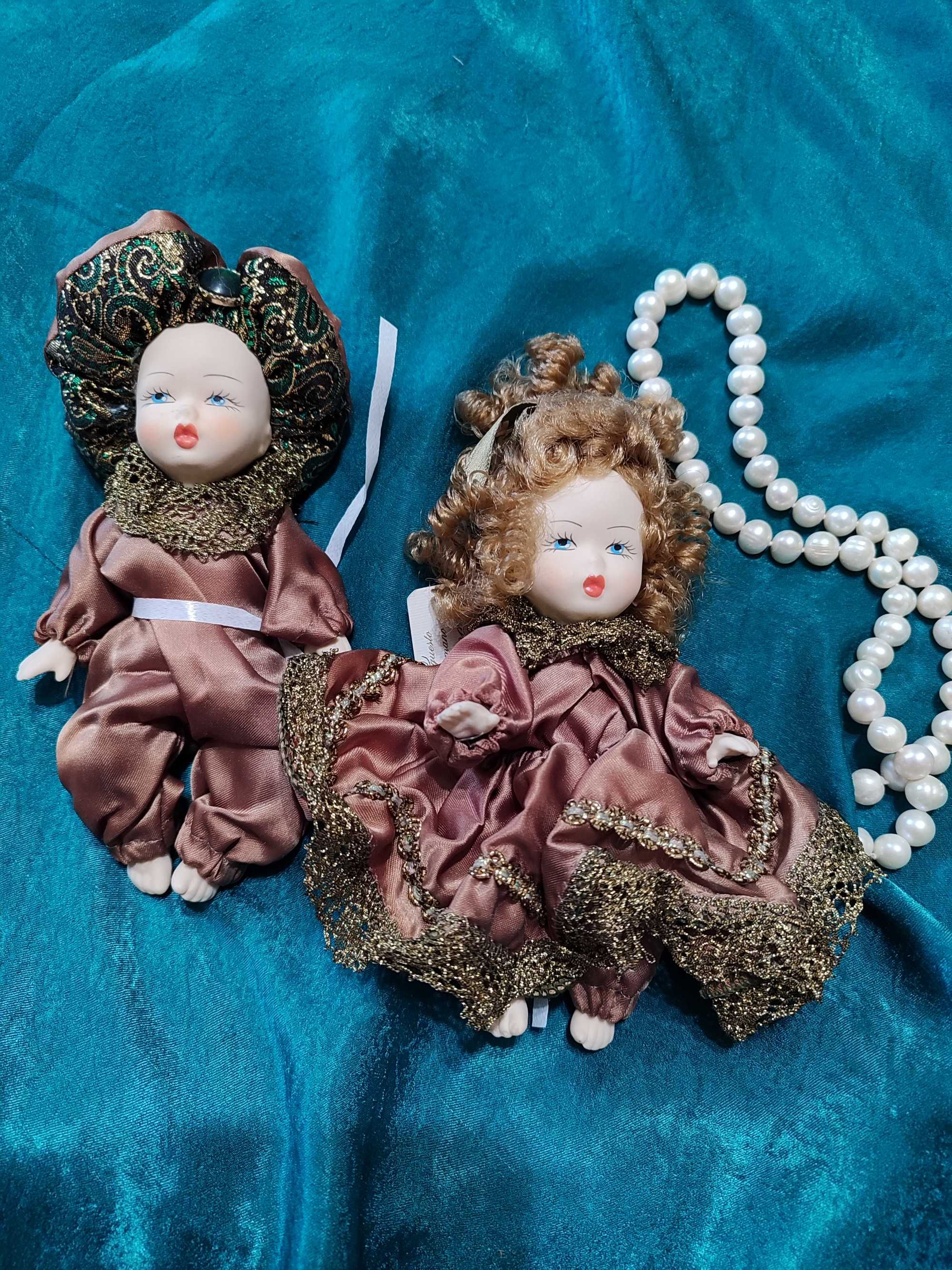 Італія Capodimonte ляльки порцелянові хлопчик та дівчинка