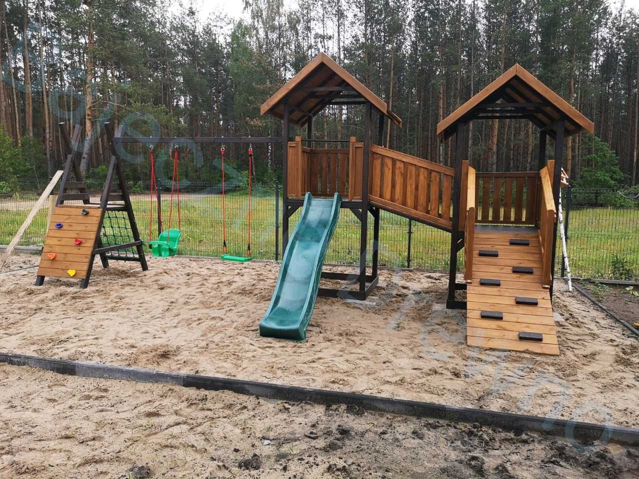 Drewniany plac zabaw dla dzieci - Bajeczne Drewno