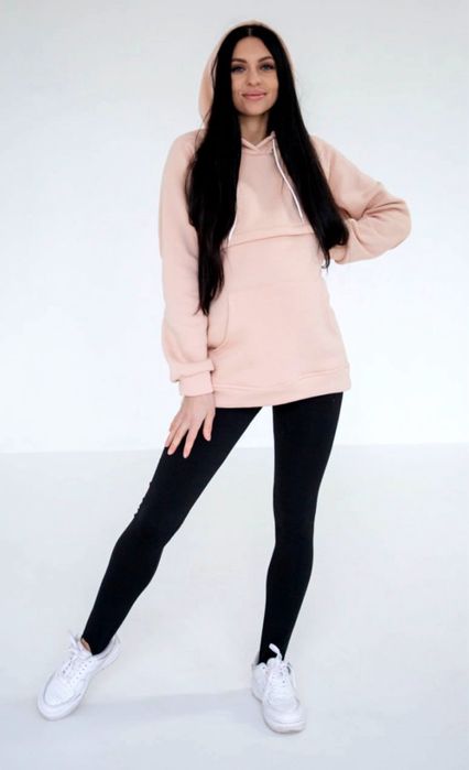 Утеплені легінси для вагітних та худі для годування Happy Nenia