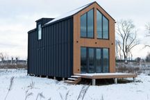 Теплий, заводської збірки модульний будинок з ремонтом Barn 80