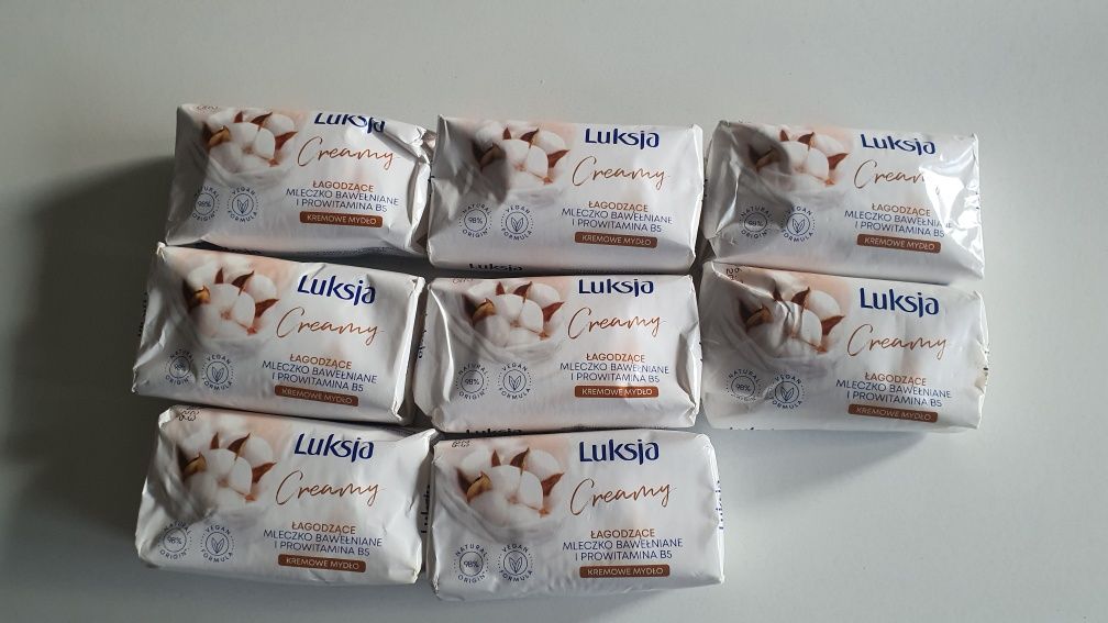 Mydło w kostce Luksja Creamy 8 szt