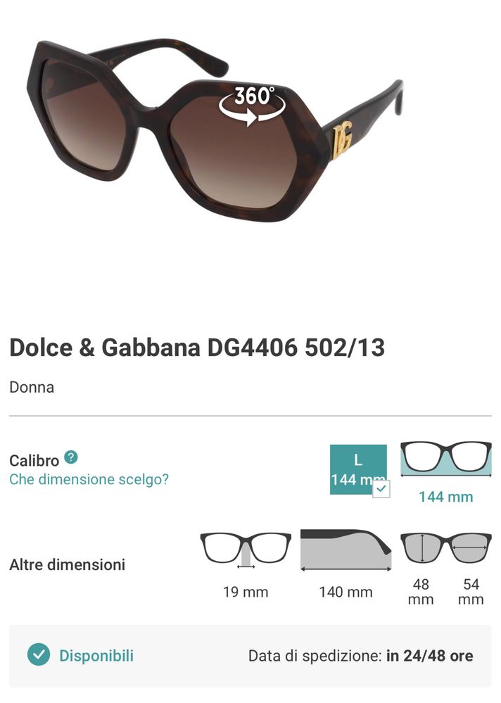Сонцезахисні окуляри Dolce Gabbana