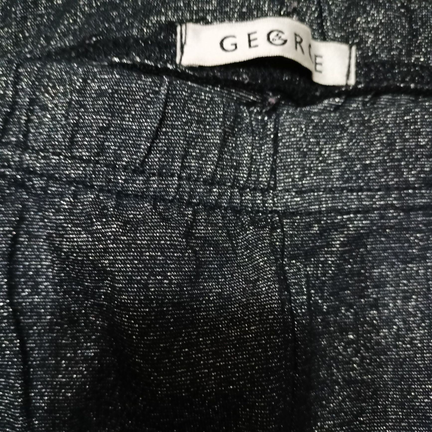 Legginsy getry brokatowe