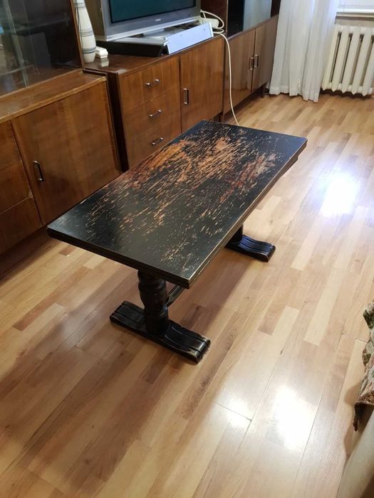 Розкладний дерев’яний  стіл - Стол дерево для реставрации Трансформер