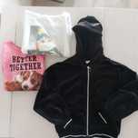 Bluza czarna Coccodrillo rozm. 134 gratis bluzy