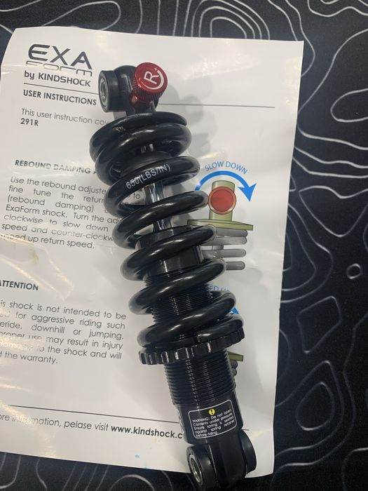 KS Exa Form 291 R задний амортизатор велосипеда пружинный