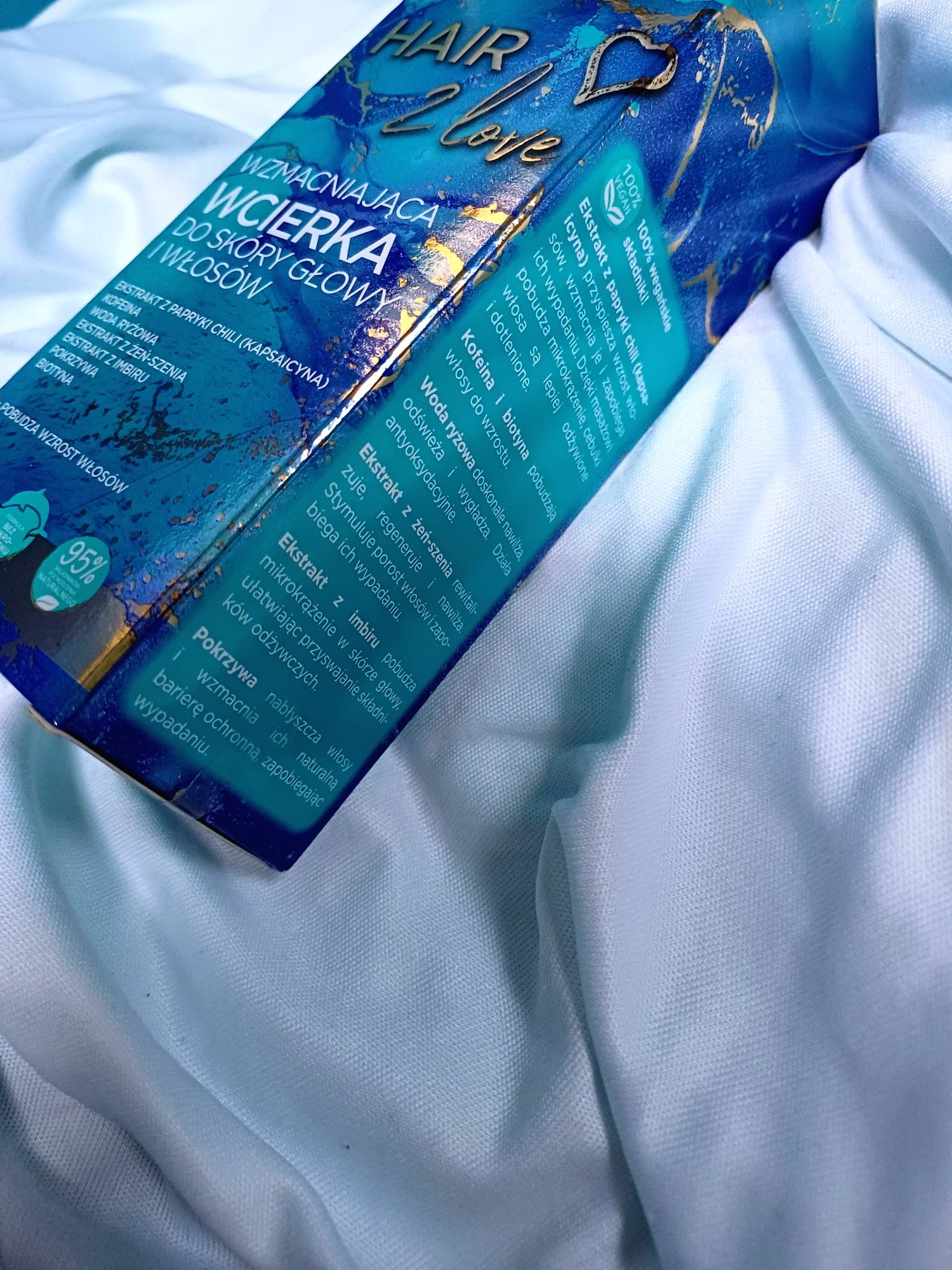 Wzmacniająca wcierka do skóry głowy i włosów