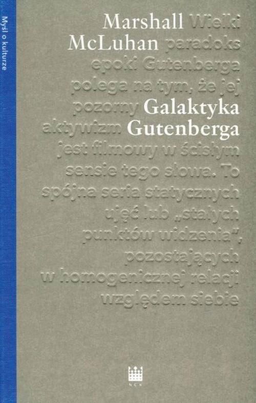 Galaktyka Gutenberga Marshall Mcluhan