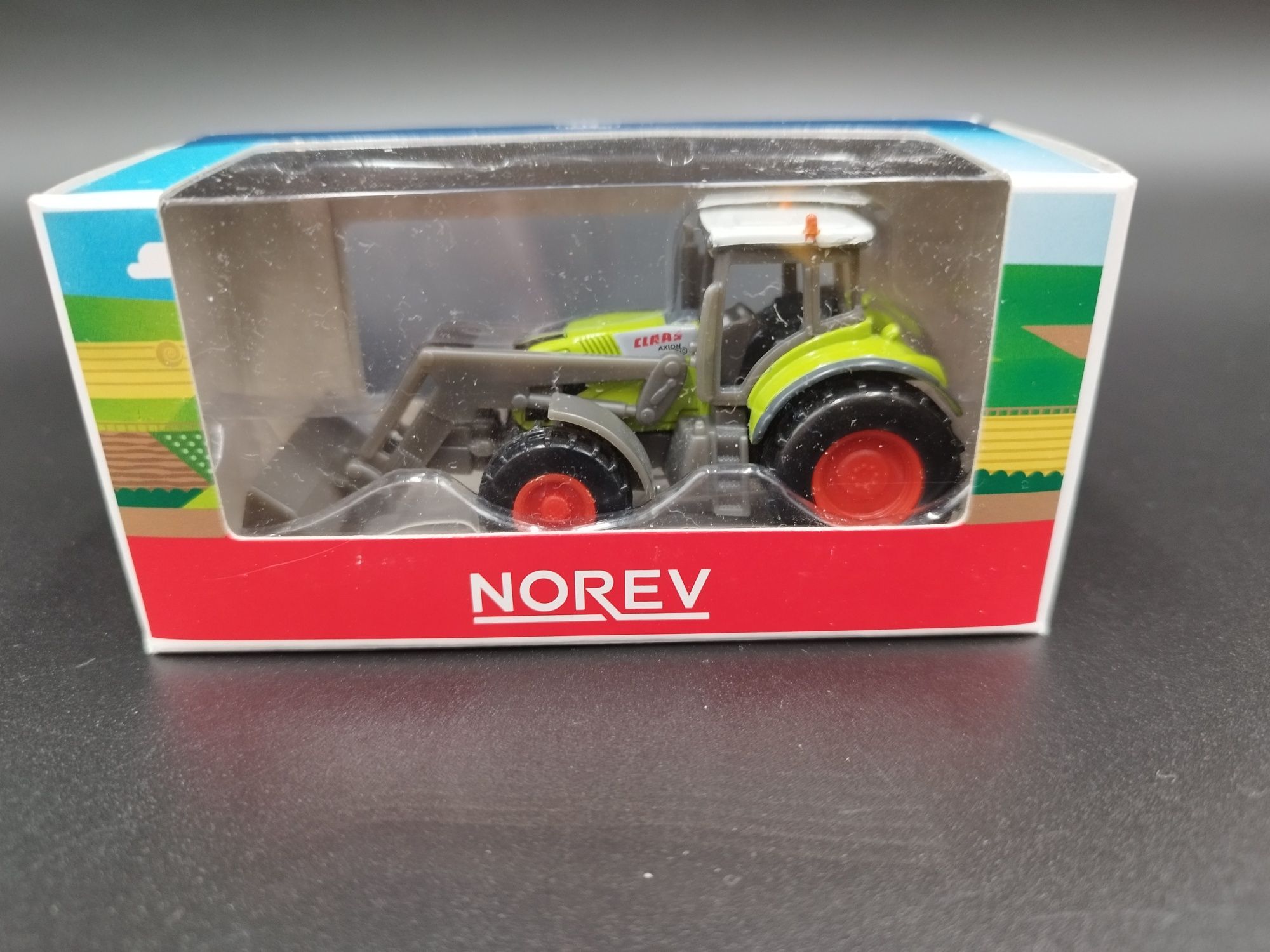 1:58 Norev Mini-jet Claas Axon 850 loader model traktor