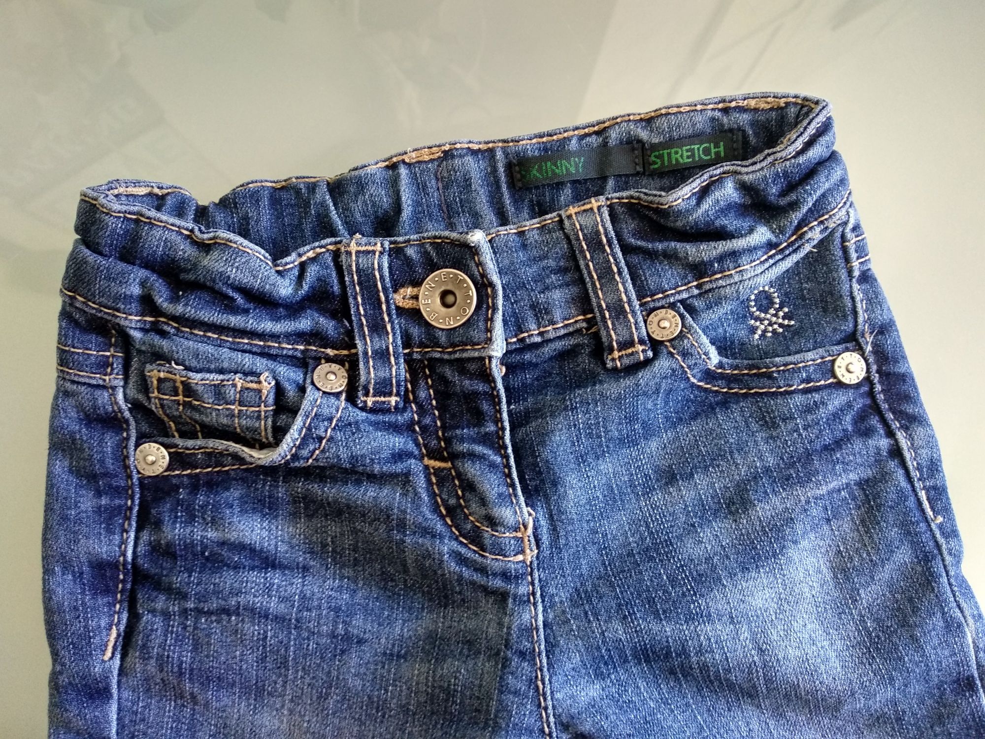 Calça ganga como novas Benetton