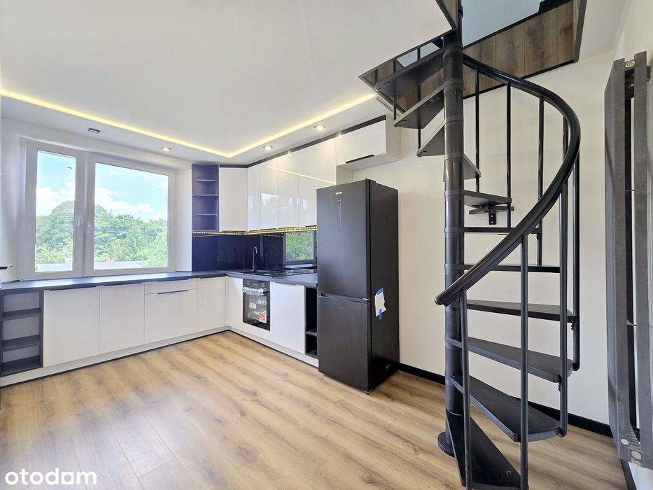 Dwupoziomowe mieszkanie po remoncie