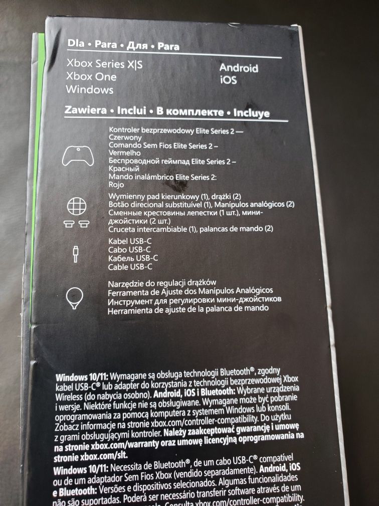 Pad xbox elite series 2 core czerwony