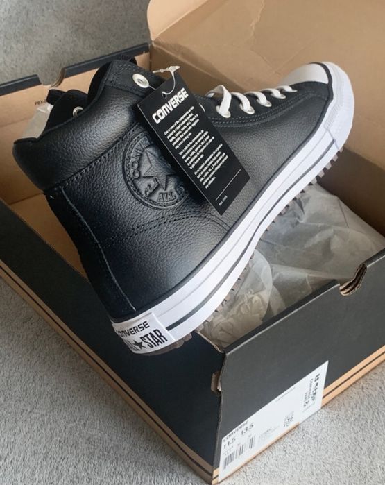 Converse all star leather ctas boot pc hi trampki skórzane 46
