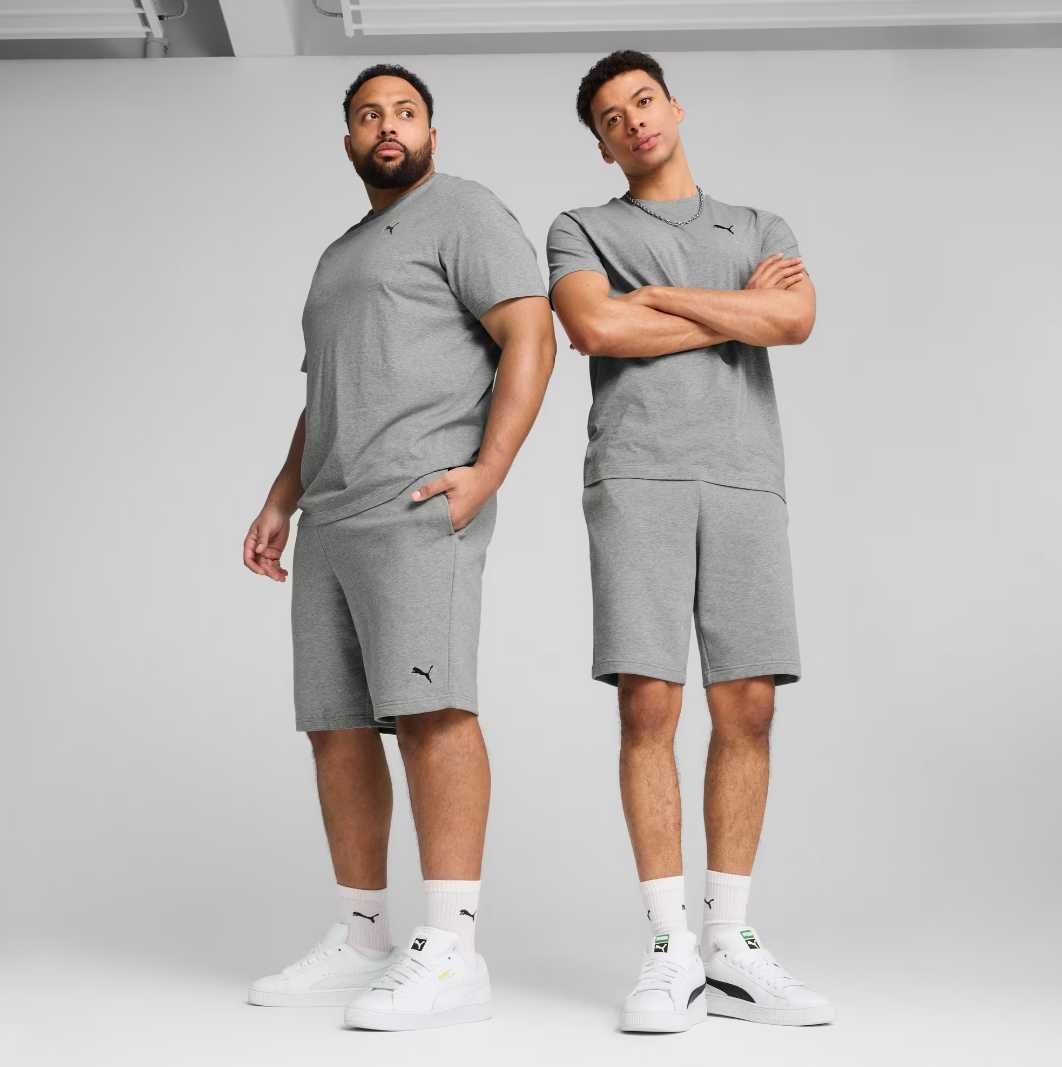 Сірі чоловічі шорти puma essentials men's 10" shorts нові оригінал сша